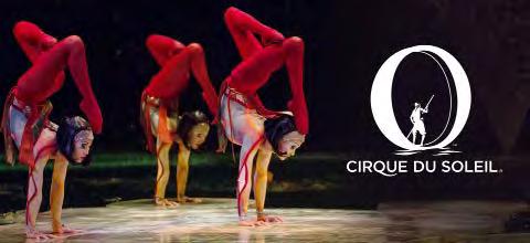 O BY CIRQUE DU SOLEIL O BY CIRQUE DU SOLEIL Έναρξη: 19:00 ή 21:30 Τετάρτη & Κυριακή Διάρκεια: 1.5 ώρες Το Cirque du Soleil σας προκαλεί να σκάψετε τα ξεχασμένα πάθη!