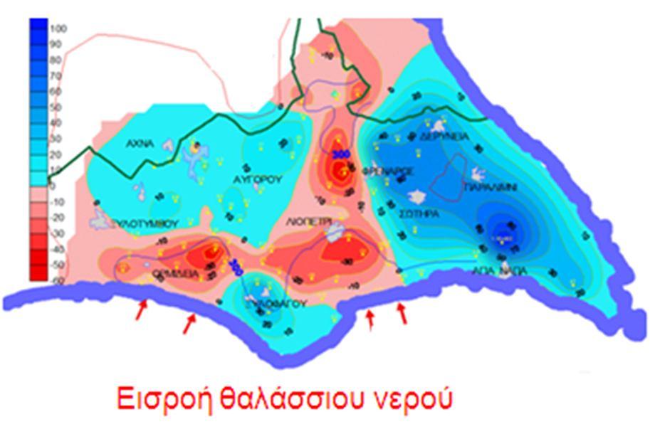 20/30 Καταγραφή μη αδειούχων γεωτρήσεων Υπάρχουν χιλιάδες μη αδειούχες γεωτρήσεις στην Κύπρο Οδηγούν στην υφαλμύριση των παράκτιων υδροφόρων και εξάντληση των υπολοίπων Πιλοτικό σχέδιο για