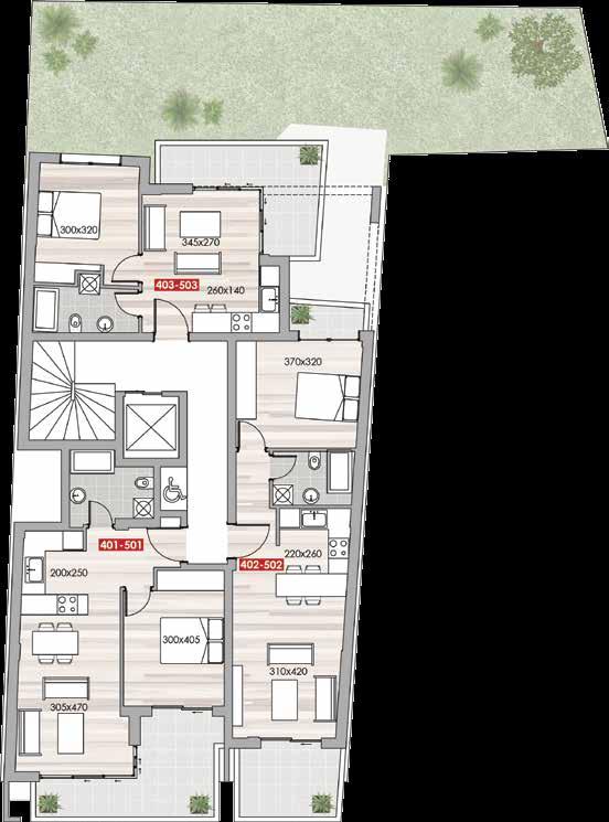 FLOOR PLANS 4th -