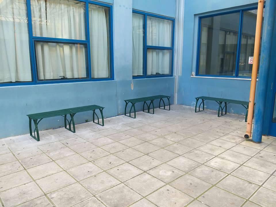 καθίσματα εξωτερικών χώρων Επιδιόρθωση