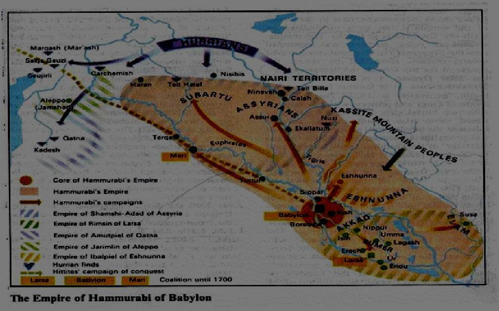 Το 1761 π.χ. χάλασε τη συμμαχία του με τον Ζιμρί-Λιμ τής Μάρι, και τον έκανε υποτελή.