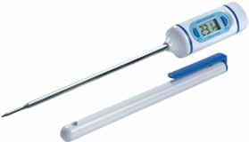Θερμόμετρο ζάχαρης Sugar thermometer Cms. Ref. 30 160002 36,70 1 +80ºC +180ºC Θερμόμετρο λίπους Fat thermometer Cms. Ref. 30 160003 35,60 1 +20ºC +200ºC Θερμόμετρο ECO TEMP Thermometer ECO TEMP GR Το ψηφιακό θερμόμετρο ECO TEMP διαθέτει μια μεγάλη ευανάγνωστη οθόνη 22mm LCD.
