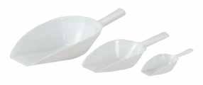 27x36 8 59 D0031 166,00 1 Σέσουλα πλαστική Flour scoops made of PE Cms. ml. Ref.