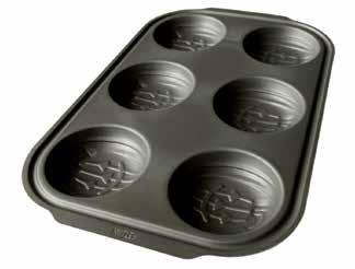 Φόρμα αντικολλητική 6 θέσεων για muffin 6-cup muffin pan Muffin Μήκος mm