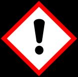 Πικτογράμματα κινδύνου: Προειδοποιητική λέξη: ΠΡΟΣΟΧΗ Δηλώσεις επικινδυνότητας (Hazard statements): H319 H411 EUH208 EUH401 Προκαλεί σοβαρό οφθαλμικό ερεθισμό.