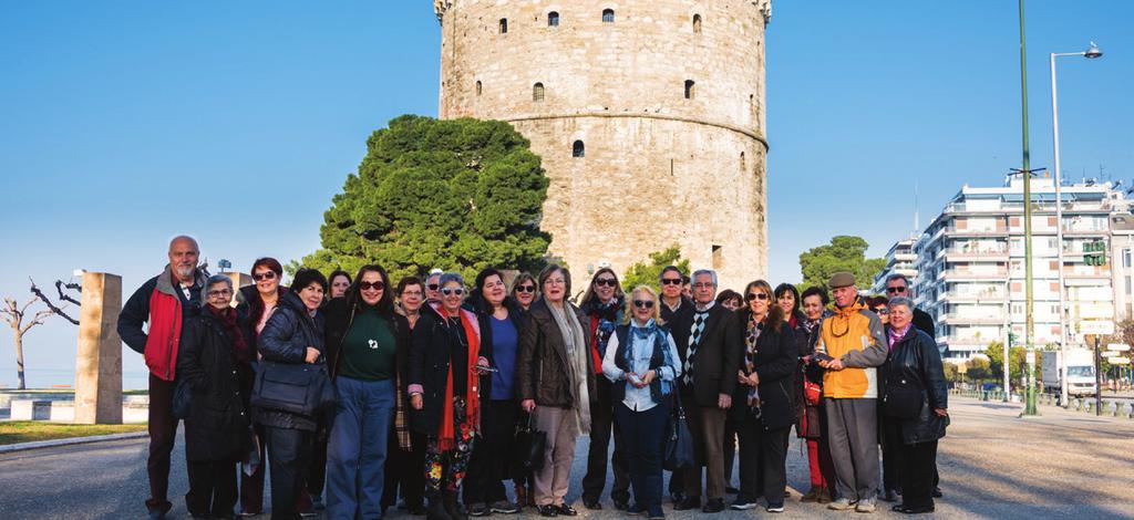 6 ΣΥΝΤΑΞΙΟΥΧΟΣ ΑΤΕ ΠΟΛΙΤΙΣΤΙΚΑ ΘΕΜΑΤΑ Η εκδρομή του Συλλόγου μας στη Θεσσαλονίκη, στις 9 και 10 Φεβρουαρίου, που περιελάμβανε ξεναγήσεις στους αρχαιολογικούς χώρους του Διόν και της Βεργίνας, καθώς