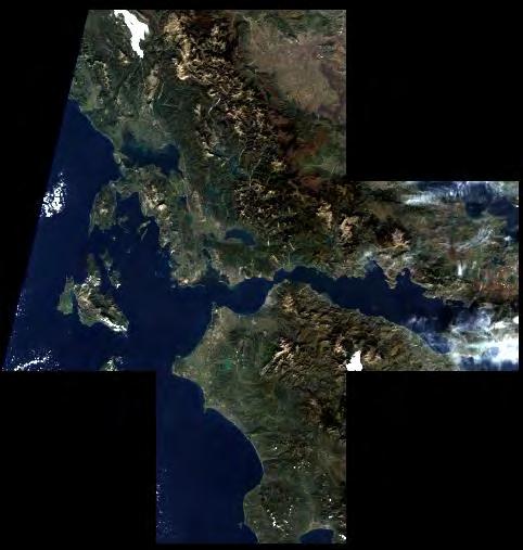 21: Μωσαϊκά εικόνων Landsat 8 (02/09/2015:αριστερά, 18/09/2015:δεξιά)