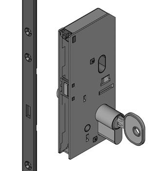 4.6 BS 3/5/600 Πρόσθετη κλειδαριά TR 4.6. Τοποθέτηση