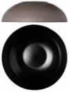 80165 1350028 πιάτο ρηχό μαύρο, black plate 28 cm pack: 4/12 24,94 *30.