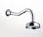 Made in ITALY - ISO 9001 OXFORD CIV19116 19325 Επίτοιχη ανακλινόμενη κεφαλή Ø20 εκ.