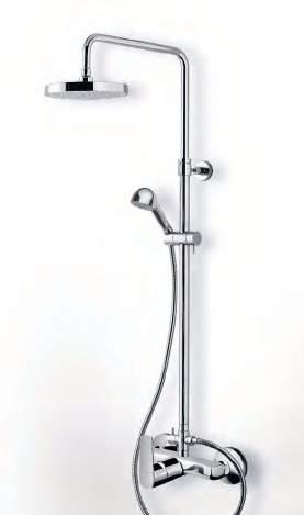 Made in ITALY - ISO 9001 KLINT 5 χρόνια εγγύηση 150±20 178 G½ 142210 Λουτρού με τηλέφωνο anticalcare, επίτοιχο