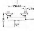 2 370 Ø200 102 " 650 23 760~1370 720 60-93 G½ Ø25 142065 ρυθμιζόμενο ύψος* 83-144εκ. 142066 σταθερό ύψος* 117εκ.