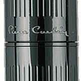 RENEE BLACK Μεταλλικό ballpoint στυλό και roller ball Pierre Cardin. Τα δυο είδη γραφής μοιράζονται ένα εντυπωσιακό, γυαλιστερό στέλεχος διακοσμημένο με λεπτή παράλληλη χάραξη στην επιφάνεια.