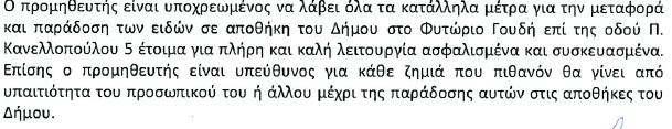 6. ΕΙ ΙΚΟΙ ΟΡΟΙ ΕΚΤΕΛΕΣΗΣ 6.1 Χρόνος παράδοσης υλικών 6.1.1. Ο συμβατικός χρόνος παράδοσης των υλικών μπορεί να παρατείνεται, πριν από τη λήξη του αρχικού συμβατικού χρόνου παράδοσης, υπό τις προϋποθέσεις του άρθρου 206 του ν.