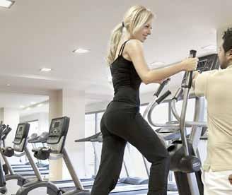 Fitness Center Modern, functional machinery and