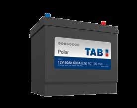 TAB Polar είναι μπαταρία που παράγεται με την τεχνολογία Ca / Ca τεχνολογία τεταμένων φύλλων μετάλλου.