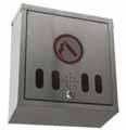 σταχτοδοχεία ashtrays κάδοι bins *27.00579 σταχτοδοχείο δαπέδου, inox, με κάδο floor standing ashtray with ashtray insert 24x24 cm 86 cm συσκ.: 1 142,50 46.