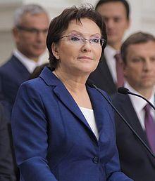 Πολωνίας Ewa Kopacz και η Πρωθυπουργός της