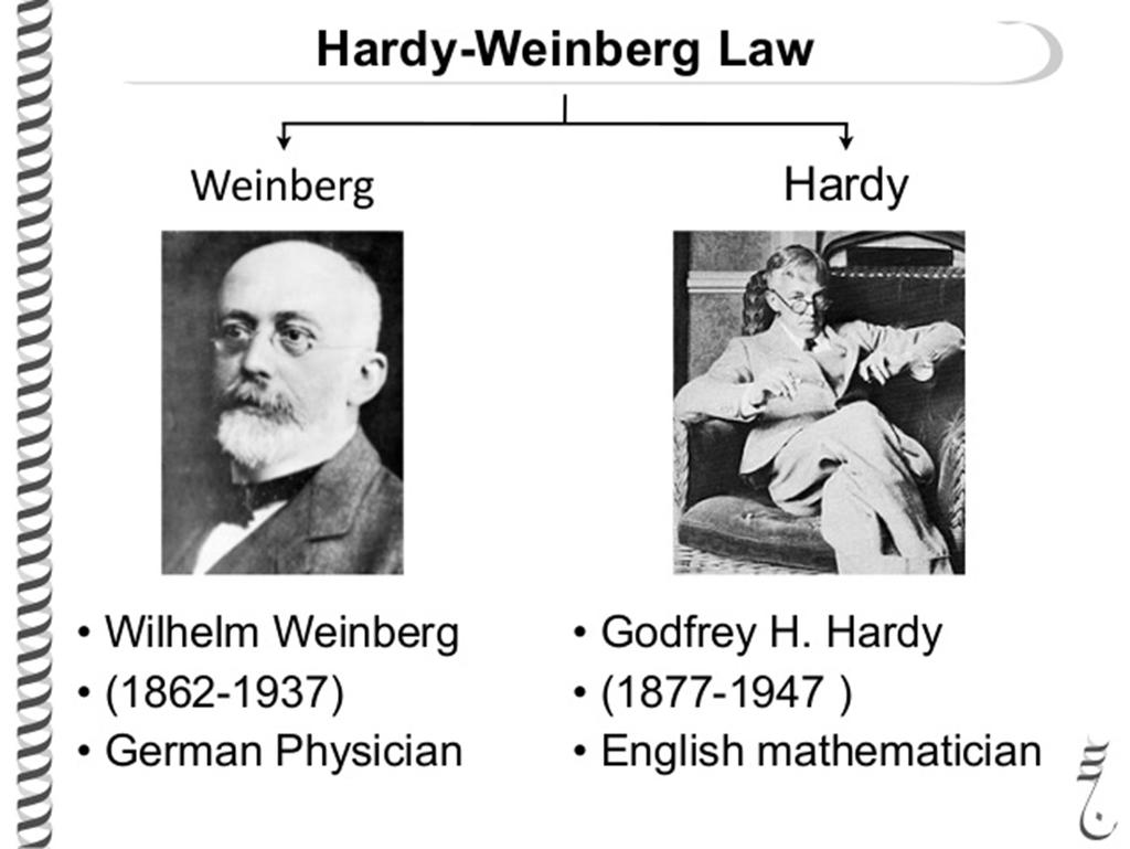 Νόμος Hardy-Weinberg Wilhelm Weinberg: Μαιευτήρας-Γυναικολόγος στη