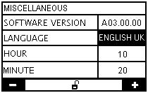 Βαθμονόμηση συσκευής DreamStar Auto / Auto Evolve Πατήστε τροποποιείται: όσες φορές χρειάζεται για την προσπέλαση στη ρύθμιση της επιθυμητής παραμέτρου.
