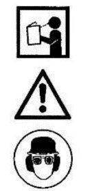 Οδηγίες χρήσης και ασφαλείας Σημαντικές οδηγίες Σημαντικές οδηγίες και προφυλάξεις είναι πάνω στο εργαλείο σας και απεικονίζονται με τα ακόλουθα σύμβολα.