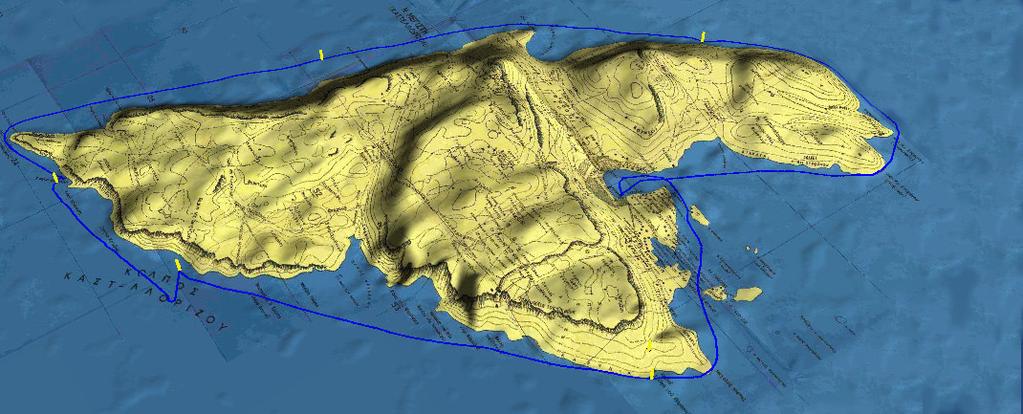 Το σηµείο MEG14 από τη θάλασσα Επιστρέφοντας στην πόλη, είχαµε λίγη µόνο ώρα να ετοιµαστούµε για την αποχώρησή µας για την Ρόδο και µετά την Αθήνα.