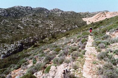 Αφού ξαρµατώσαµε, φύγαµε και κάναµε µια προσπάθεια να εντοπίσουµε µια είσοδο σπηλαίου σε κατακόρυφο βράχο που καταλήγει στη θάλασσα, σε σηµείο ανάµεσα στο Κάος του Ναύλακα και τους Αέρακες του κυρ