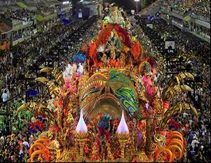 ΑΜΕΡΙΚΗ ΒΡΑΖΙΛΙΑ Καρναβάλι του Ρίο ντε Τζανέιρο, και φιλοξενεί