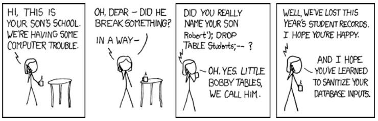 Little Bobby Tables https://www.