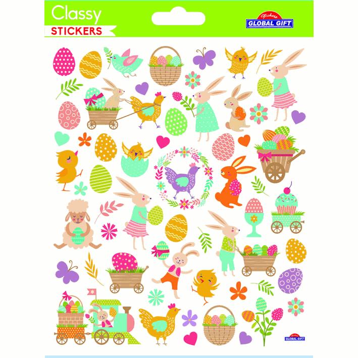 218939 CLASSY EASTER STICKERS 15X17CM 218939 218945 CLASSY EASTER STICKERS 15X17CM 218945 270896 TWEENY