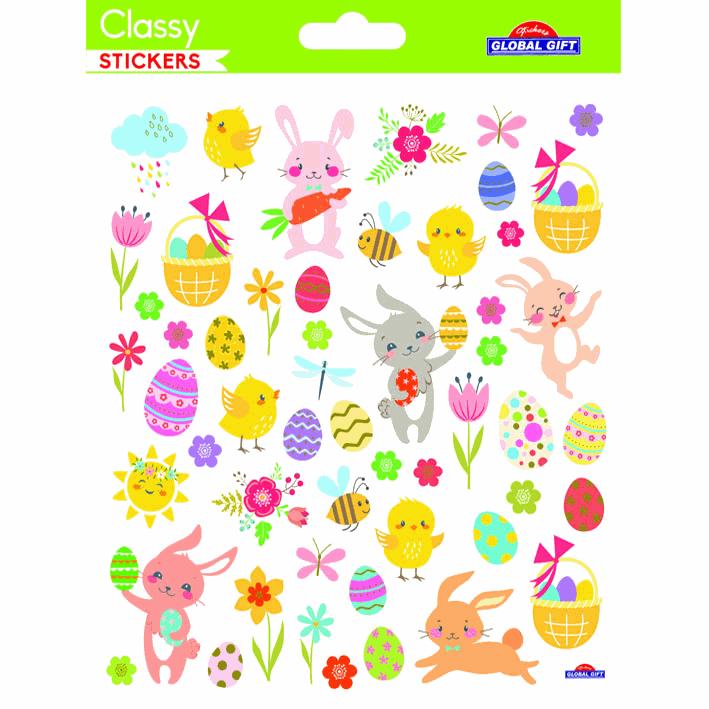 5CM 270897 270898 TWEENY EASTER* STICKERS 9X17.5CM 270898 270916 TWEENY EASTER STICKERS 9X17.