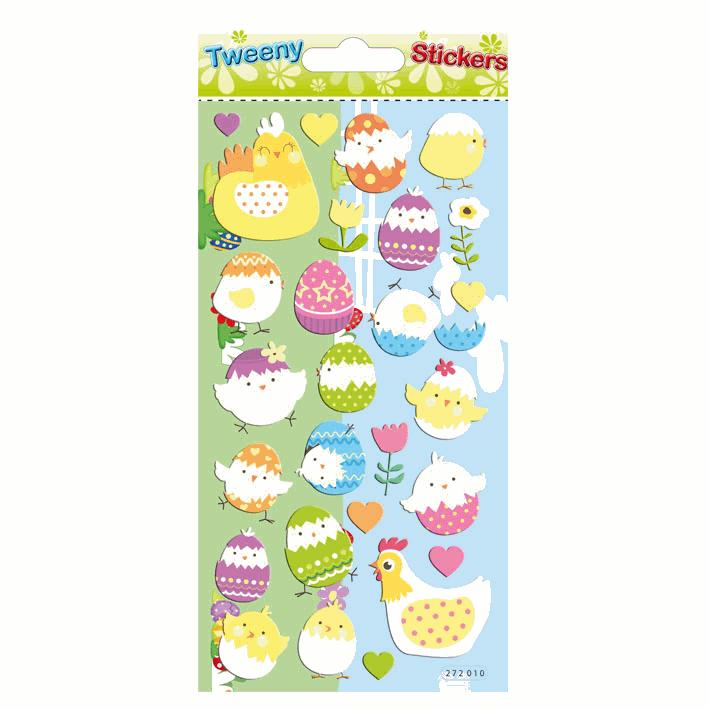 272010 TWEENY* EASTER STICKERS 9X17.