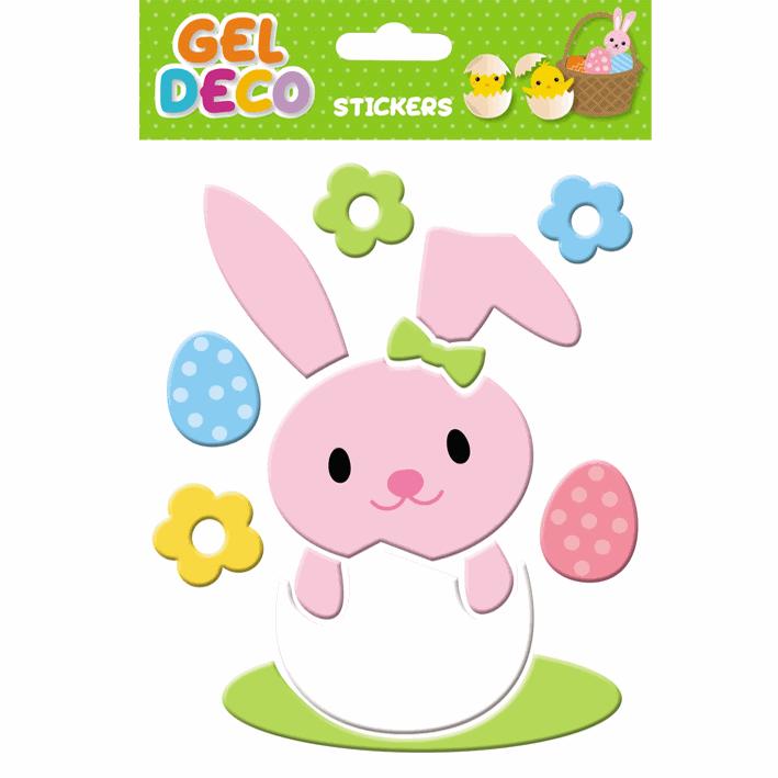 320041 320042GEL EASTER GEL* STICKERS 13X17CM