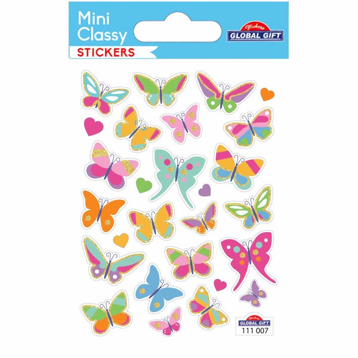 111007 MINI CLASSY STICKERS 7X10CM 111003 111407