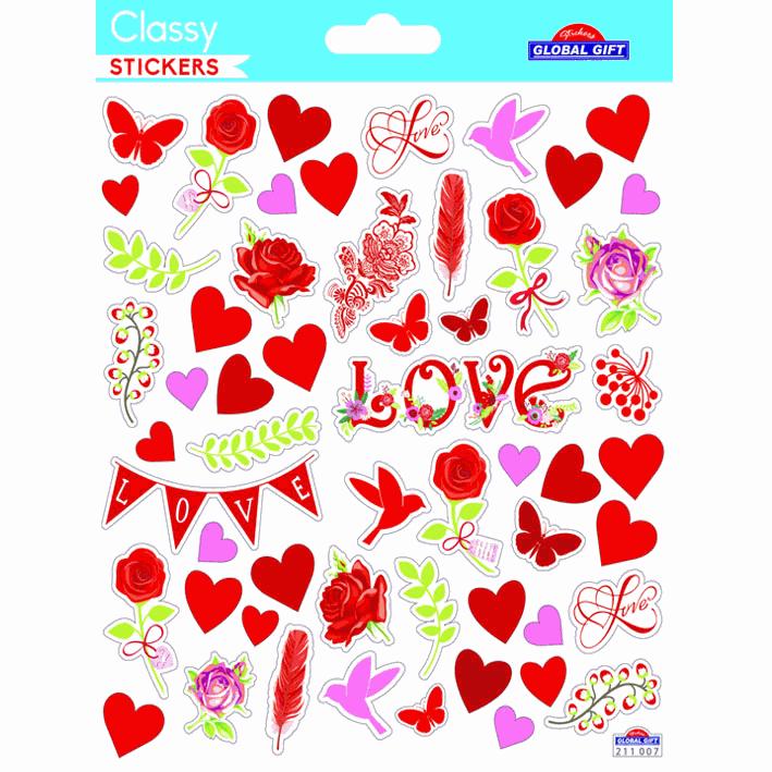 115034 CLUB DECO STICKERS 8X12CM
