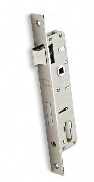 ΚΛΕΙΔΑΡΙΑ ΠΟΡΤΑΣ ΑΛΟΥΜΙΝΙΟΥ - ΣΙΔΗΡΟΥ / ALUMINIUM - STEEL DOOR LOCK 5325 / 5330 ΜΑΤ ΝΙΚΕΛ / MATT NICKEL A B