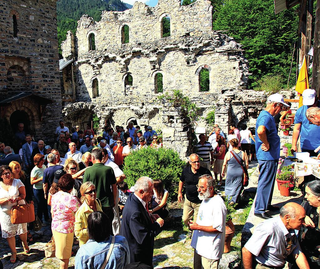 130 και ομιλίες, βραβεύσεις, προβολή και έκθεση φωτογραφιών στο αρχονταρίκι της Μονής. Απ