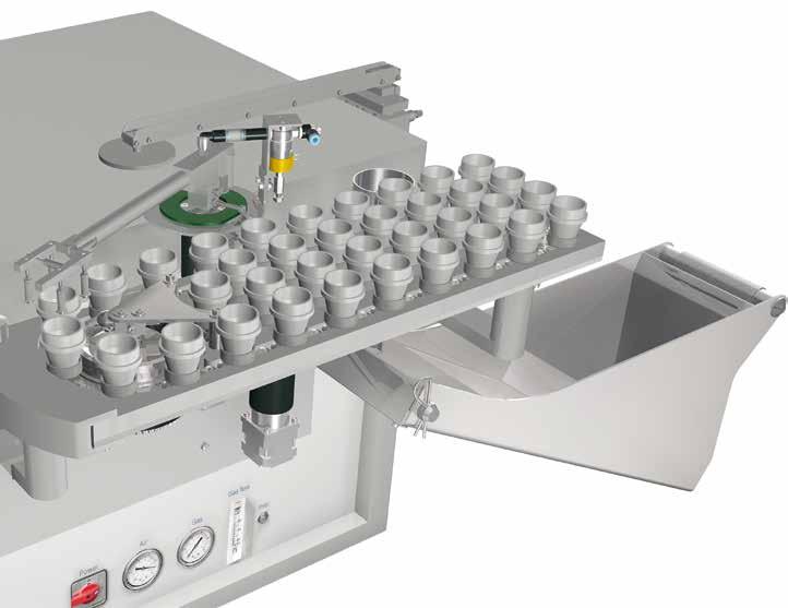 Термогравиметрические анализаторы TGA Thermochain Resistance furnace Integrated balance Впервые: TGA Thermochain с высокой пропускной способностью Преимущества n Полностью автоматизированный процесс