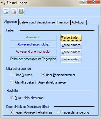 Einstellungsmöglichkeiten Verschiedene Einstellungsmöglichkeiten von der individuellen Farbgestaltung bis