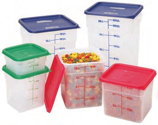 Tετράγωνα διάφανα δοχεία τροφίμων polycarbonate Square clear polycarbonate food containers 4563000 2SFSCW35 8,5 x 8,5 x 0cm,9lt 456300 4SFSCW35 8,5 x 8,5 x 8,7cm 3,8lt 4563002 6SFSCW35 2,5 x 2,5 x