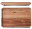 80391 δίσκος από ξύλο ακακίας ορθογώνιος με χείλος acacia wood rectangular tray with rim 29χ18 cm 1,6 cm