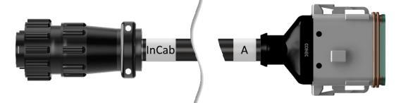 C Καλώδια Υπόδειξη Για τη σύνδεση της τερματικής μονάδας χρησιμοποιείτε κατά το δυνατό μόνο τα αυθεντικά καλώδια.