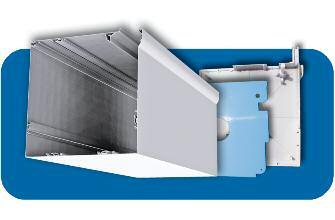 ΚΟΥΤΙ ΑΛΟΥΜΙΝΙΟΥ ΓΚΑΡΑΖΟΠΟΡΤΑΣ 320x320 ALUMINIUM BOX FOR GARAGE DOORS 320x320 KKK-320 ΧΥΤΑ ΠΛΑΪΝΑ / CAST END CAPS : ZKK - 320 ΠΛΑΣΤΙΚΑ ΔΙΑΧΩΡΙΣΤΙΚΑ / PLASTIC SAFETY PLATES : XKK - 320 ΚKK-320 XKK-320