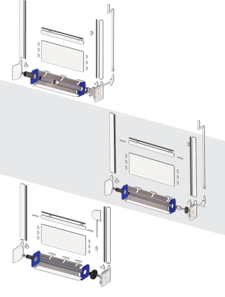 ΣΧΗΜΑΤΙΚΗ ΑΠΕΙΚΟΝΙΣΗ ΡΟΛΟΥ SCHEMATIC REPRESENTATION OF ROLLING SHUTTER 1. ΚΙΝΗΣΗ ΜΕ ΤΑΜΠΑΚΙΕΡΑ TAPE COILER OPERATED 5 1 3 2 6 8 7 11 9 20 16 17 12 13 18 4 14 19 10 15 2 9 1.