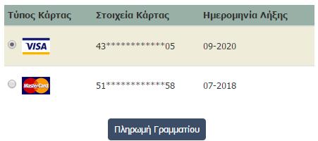 A.4 ΒΗΜΑ 4 ο Ανάλυση ποσών γραμματίων προκαταβολής εισφορών, ενσήμων και εν γένει δαπανημάτων Μετά τη συμπλήρωση των στοιχείων στη φόρμα κατάθεσης