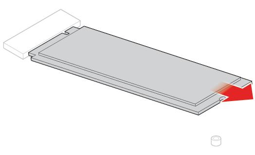 Σχήμα 62. Αφαίρεση της βίδας Σχήμα 63. Αφαίρεση της μονάδας SSD M.2 Σχήμα 64.