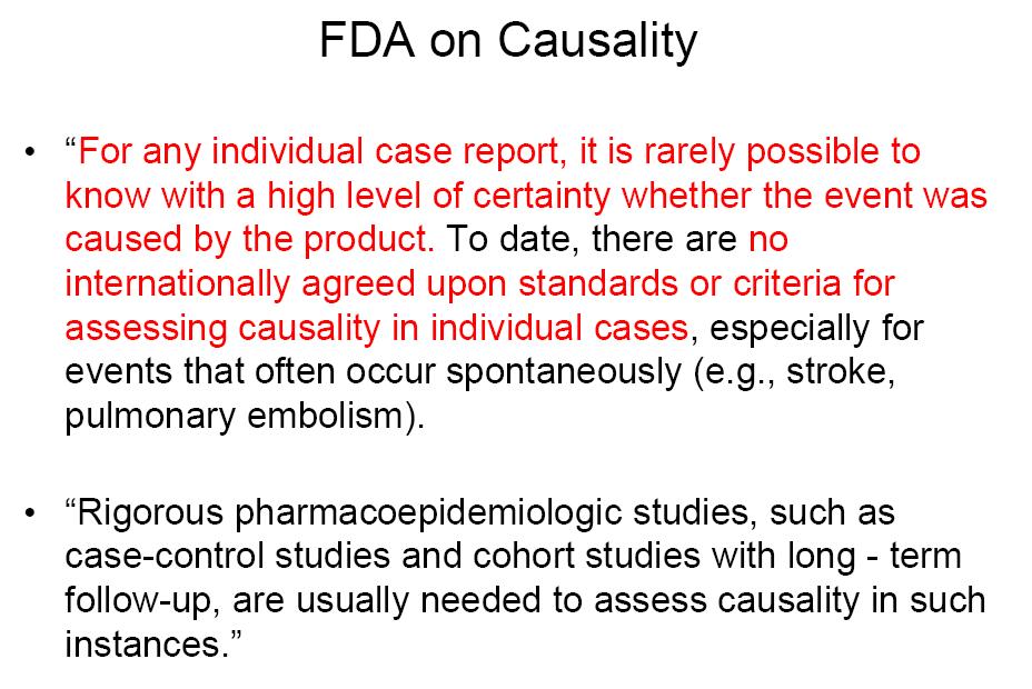 ΑΞΙΟΛΟΓΗΣΗ ΠΕΡΙΣΤΑΤΙΚΩΝ How FDA Reviews Safety http://www.fda.