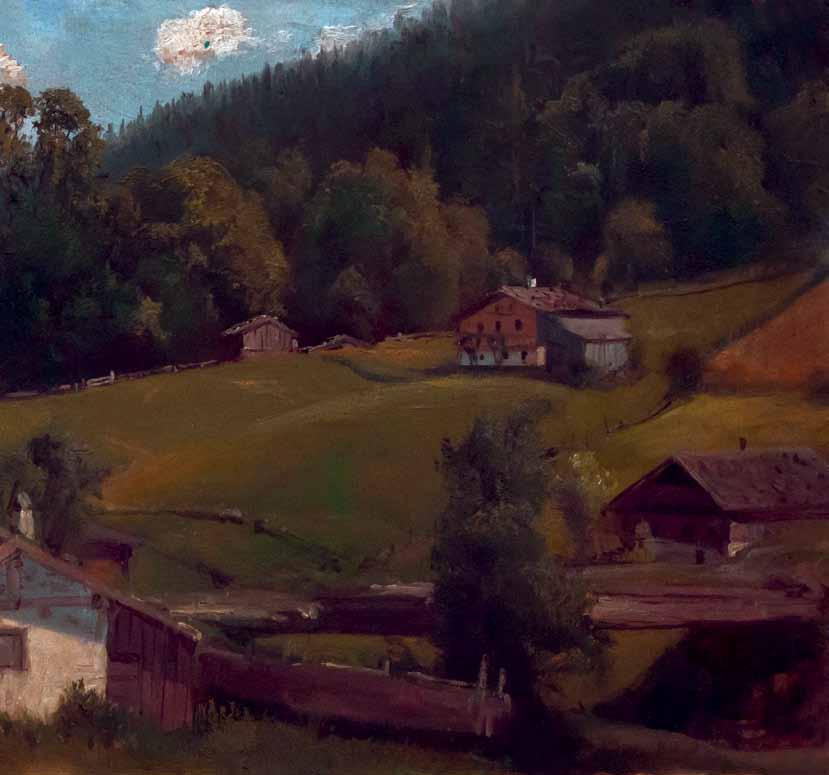 Paul Franken. A village in the Alps.
