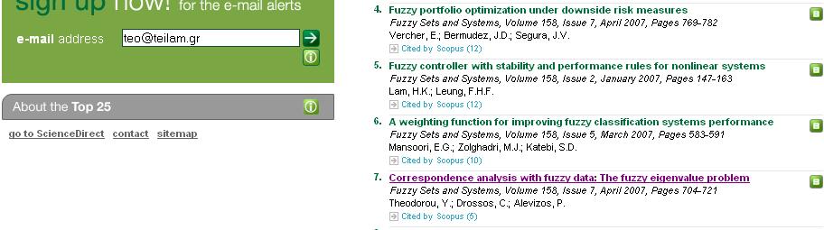 Philippos, Correspondence Analysis with Fuzzy Data: The Fuzzy Eigenvalue