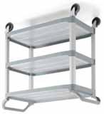 load per tray 50 kg 4 castors og which 2 with 40100 80x41 cm 95 cm 89,98 τρόλεϊ γενικής